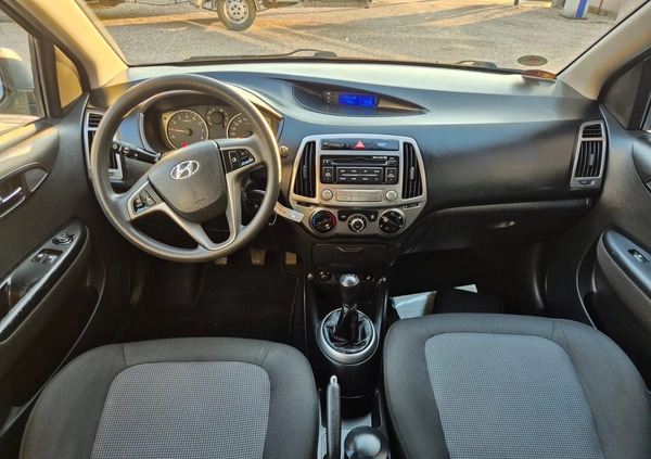 Hyundai i20 cena 23900 przebieg: 139460, rok produkcji 2013 z Zgierz małe 301